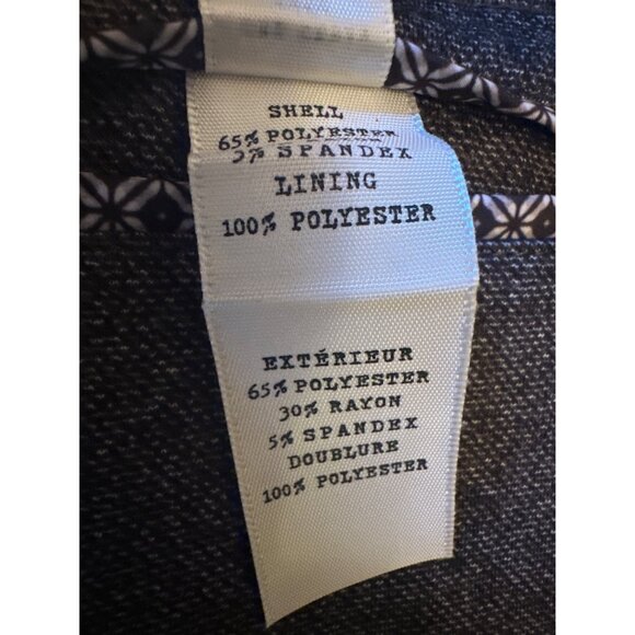 NWT Con.Struct Silvadur Slim Fit Knit Stretch Blazer XL Black Polyester Spandex - Picture 7 of 8